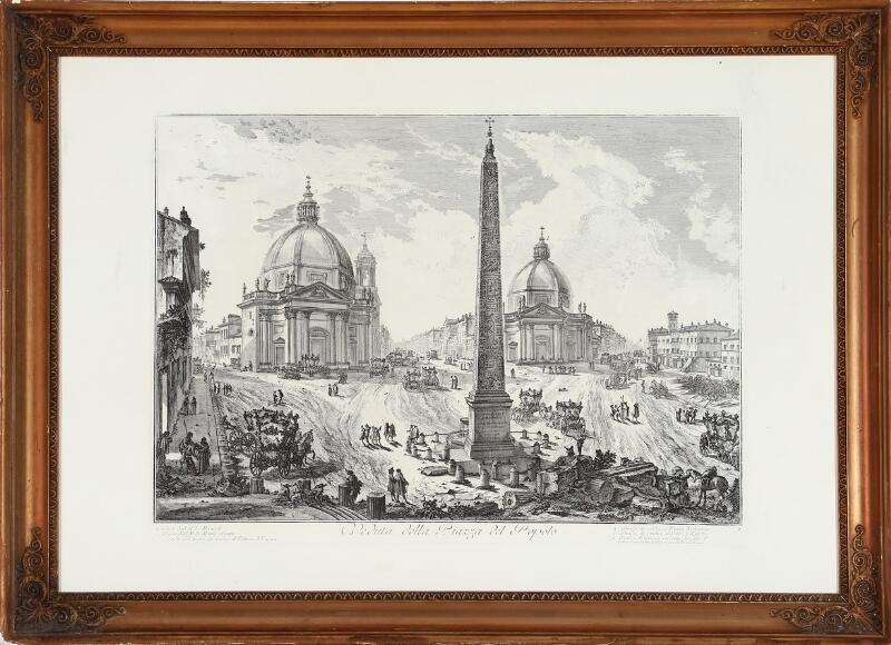 Giovanni Battista Piranesi Veduta della Piazza del Popolo MutualArt