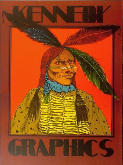 Peter Paone | The Indian - Kennedy Graphics (Circa 1974) | MutualArt