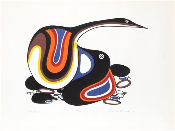 Jackson Beardy | COMMUNICATION (1975) | MutualArt