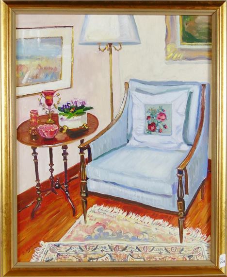 Father's Blue Chair - Diane Wyman