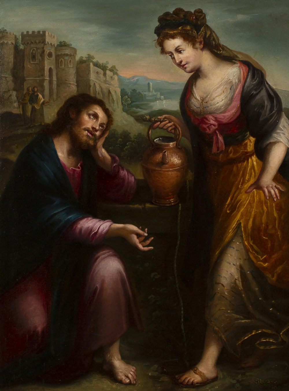 Lavinia Fontana | Christ and the Woman of Samaria | MutualArt