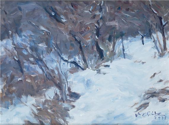 Snowscape by Oh Chi-Ho, 1975