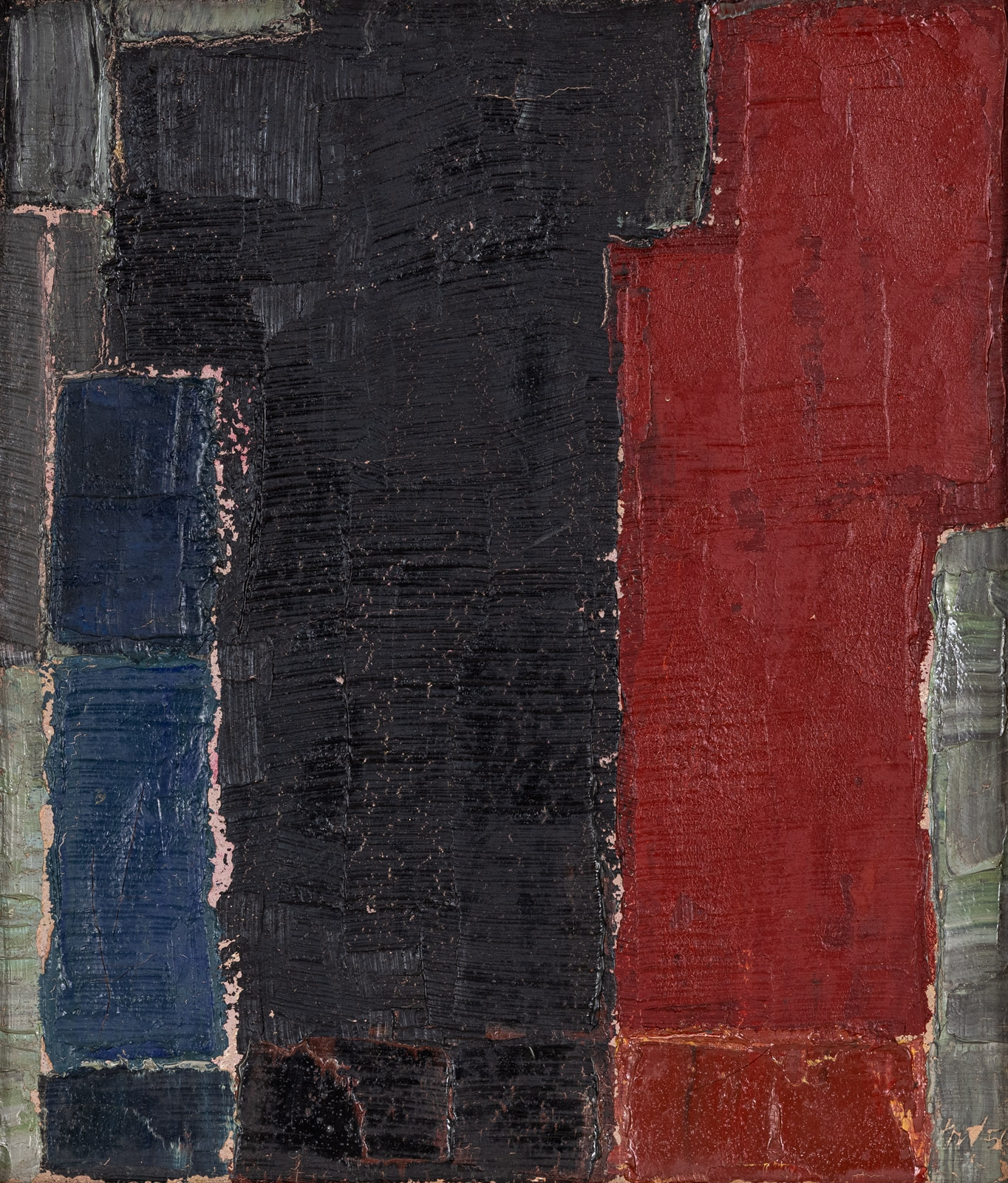 Artwork by Heinrich Wildemann, Komposition, Made of oil on canvas