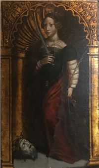 Santa Catalina - Castillian School, 16th Century