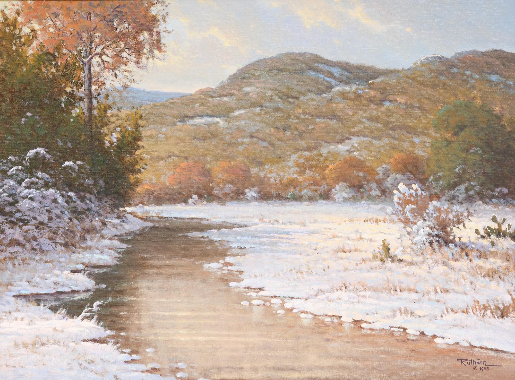 Jerry Ruthven | San Gabriel Winter (1983) | MutualArt