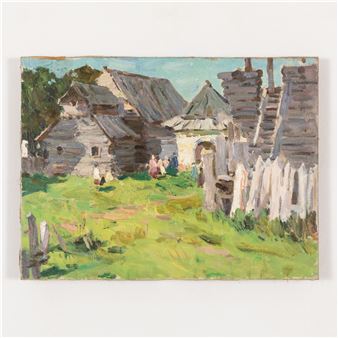 Antica cittadina russa - Anatoliy Aleksandrovich Plamenitskiy