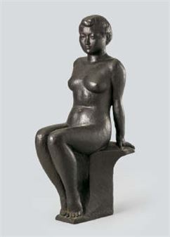 Sitting Nude - Shigeru Kinoshita