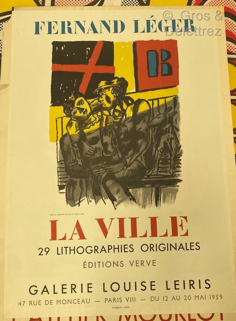 La Ville, 29 original lithographs, Editions Verve by Fernand Léger, 1959