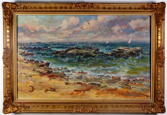 SEA SHORE by František Myslivec, 1952