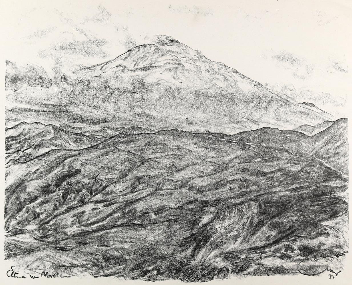 Artwork by Emil Stumpp, Ansichten u. Landschaften aus Italien, Made of lithographs