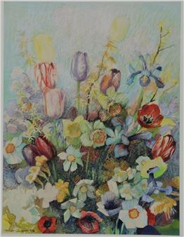 Bloemstilleven - Zwart, Peter