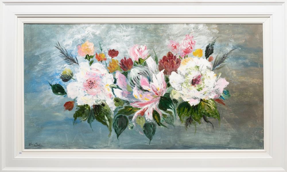 Artwork by Elmira Soul, Still Life Flowers, Made of Oil