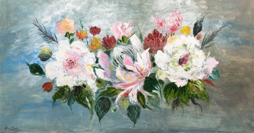 Artwork by Elmira Soul, Still Life Flowers, Made of Oil