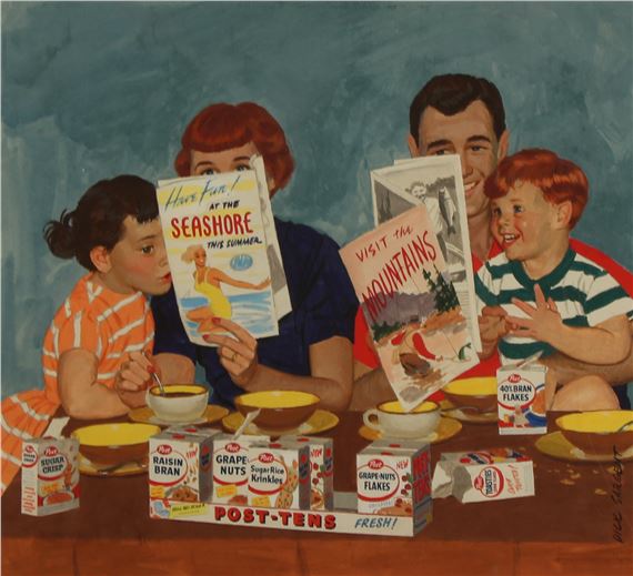 Family Planning a Vacation by Richard Sargent, 1957
