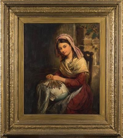 The Lacemaker by Edward John Cobbett
