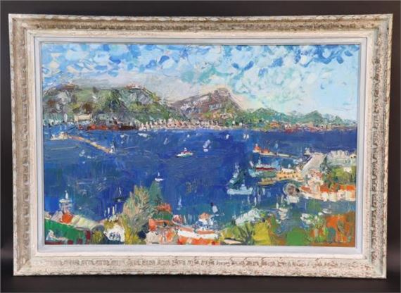 Saint Mandrier, la Rade, l'entrée by Marcel Saint-Jean