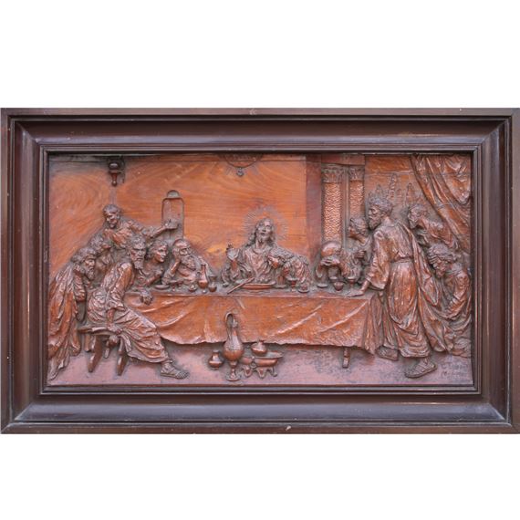 The Last Supper by Graciano T. Nepomuceno, dated 1960