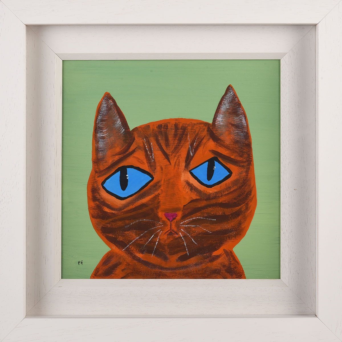 Artwork by P. Fay, MARMALADE MOLLY, Made of OIL ON BOARD