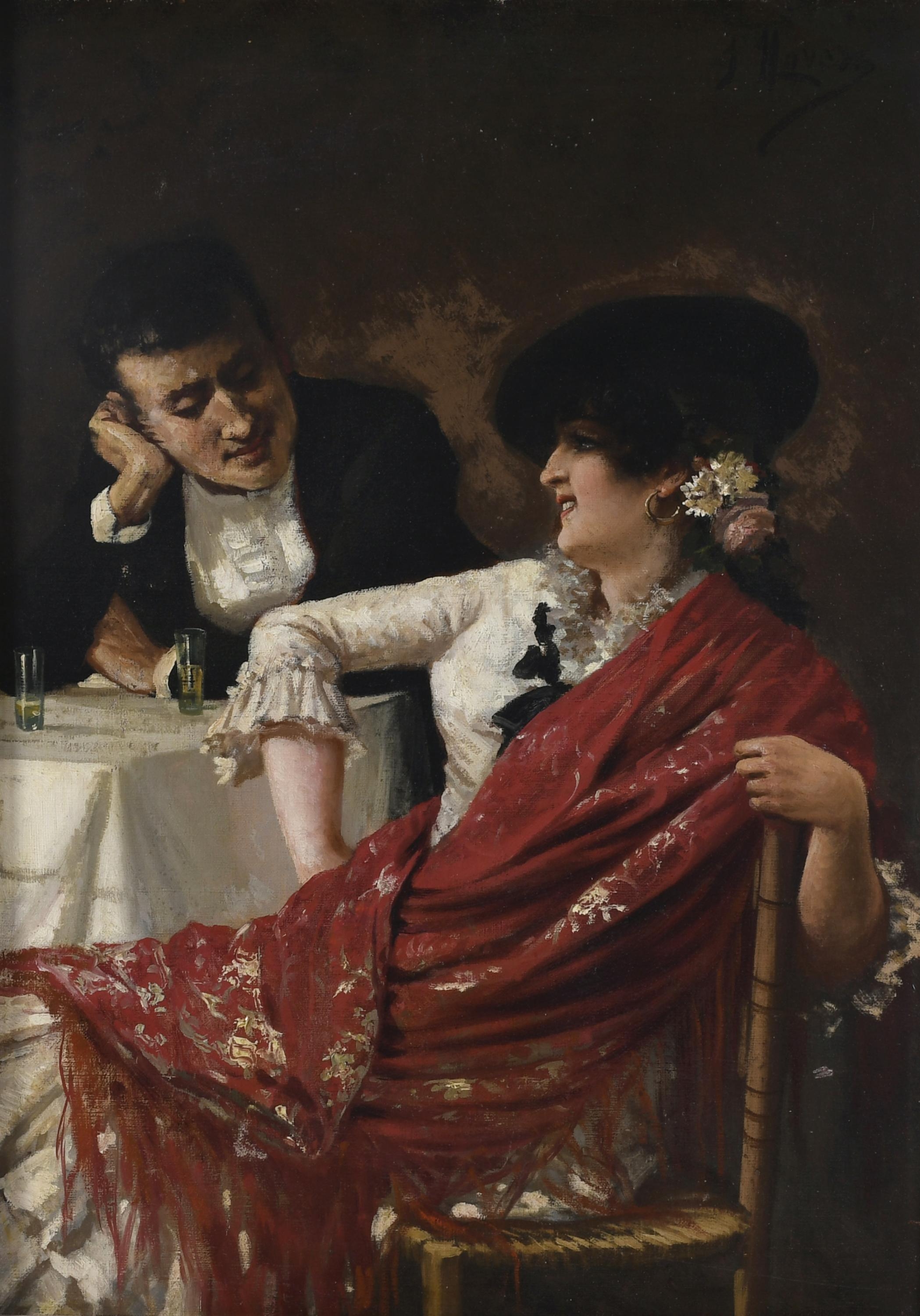 Artwork by Josep Llovera Bofill, FIGURAS, Made of oil on canvas