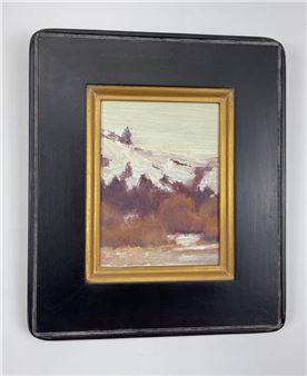 Early Snow on Belt Creek Montana - James Bason