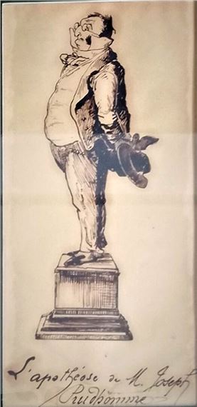 L'apothéose de Monsieur Prudhomme by Henry Monnier