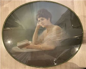 Femme à la lecture - Jakob Heinrich Reutlinger