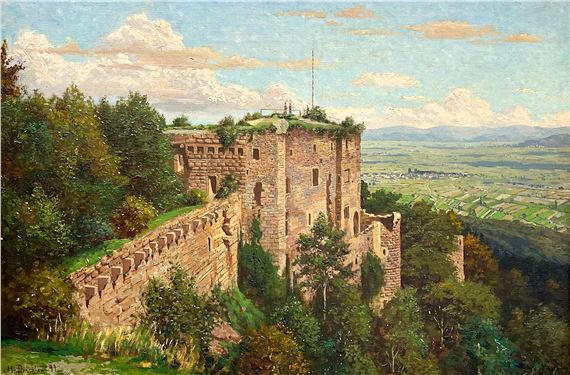 Hochkönigsburg Elsass by Hermann Dischler, 1899