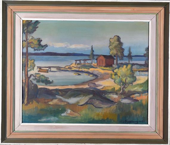 Afton, Sandgrundet by Nils Forsberg, Nils Forsberg, 1945