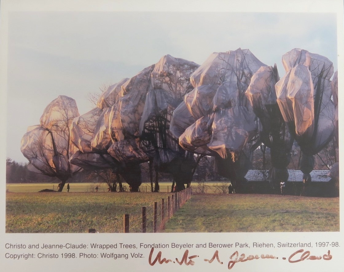 Wrapped Trees by Christo, Wolfgang Volz, 1997-98