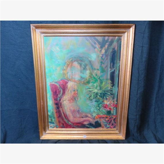 Femme à la bergère by Daniel du Janerand