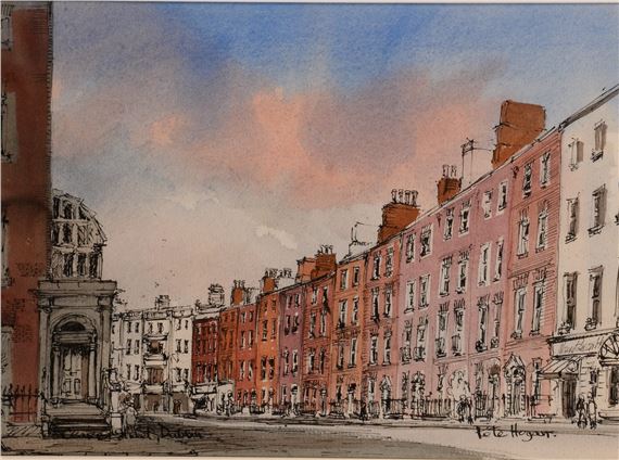 Clare Street, Dublin by Pete Hogan