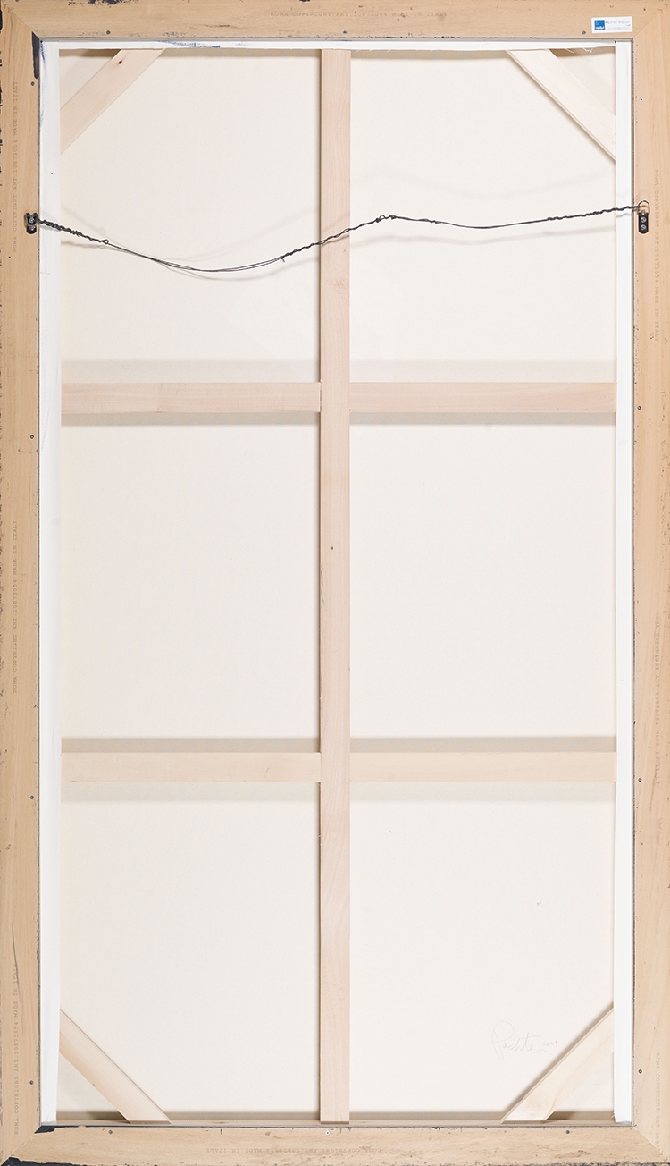 Artwork by Charles Pachter, Painted Flag, Made of acrylic on canvas