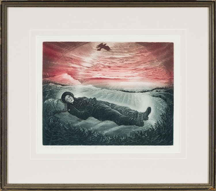 David Blackwood The Passing of Tom Barbour (1984) MutualArt