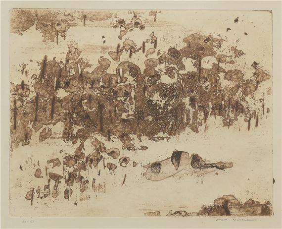 You Yangs Pond by Fred Williams, 1963