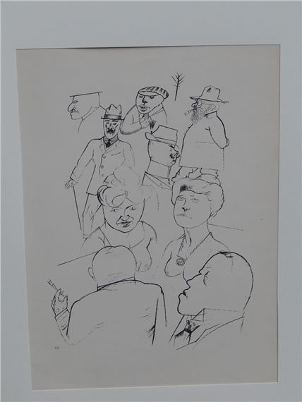 Heimatliche Gestalten by George Grosz, 1923