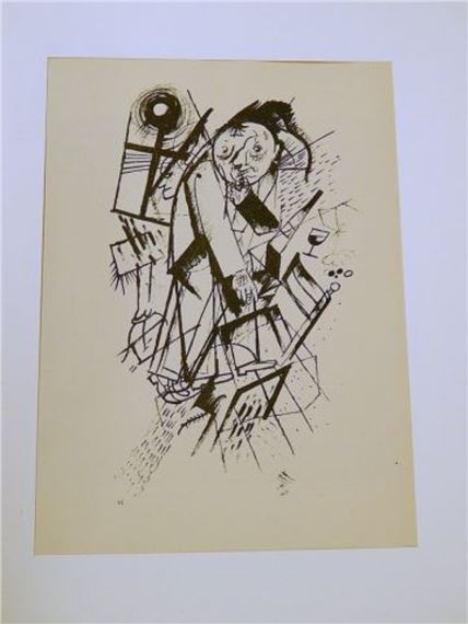 Franz Jung gewidmet by George Grosz, 1923