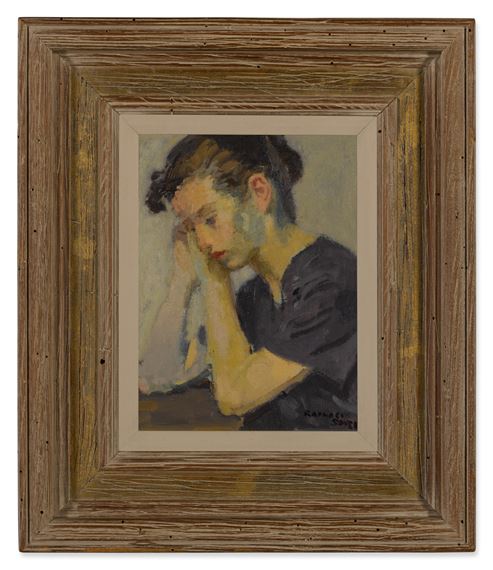 Raphael Soyer | Portrait of a Woman | MutualArt