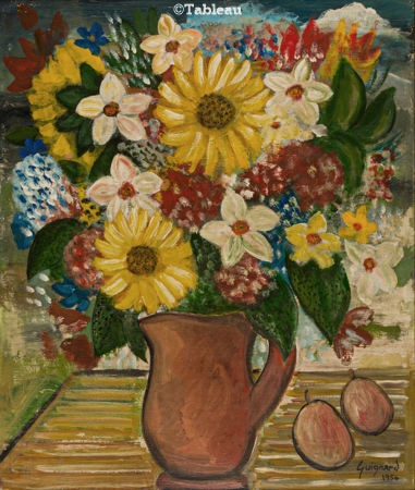 Vaso de flores by Alberto da Veiga Guignard, 1956