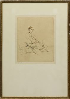 Seated Woman - Alexander Rzewski