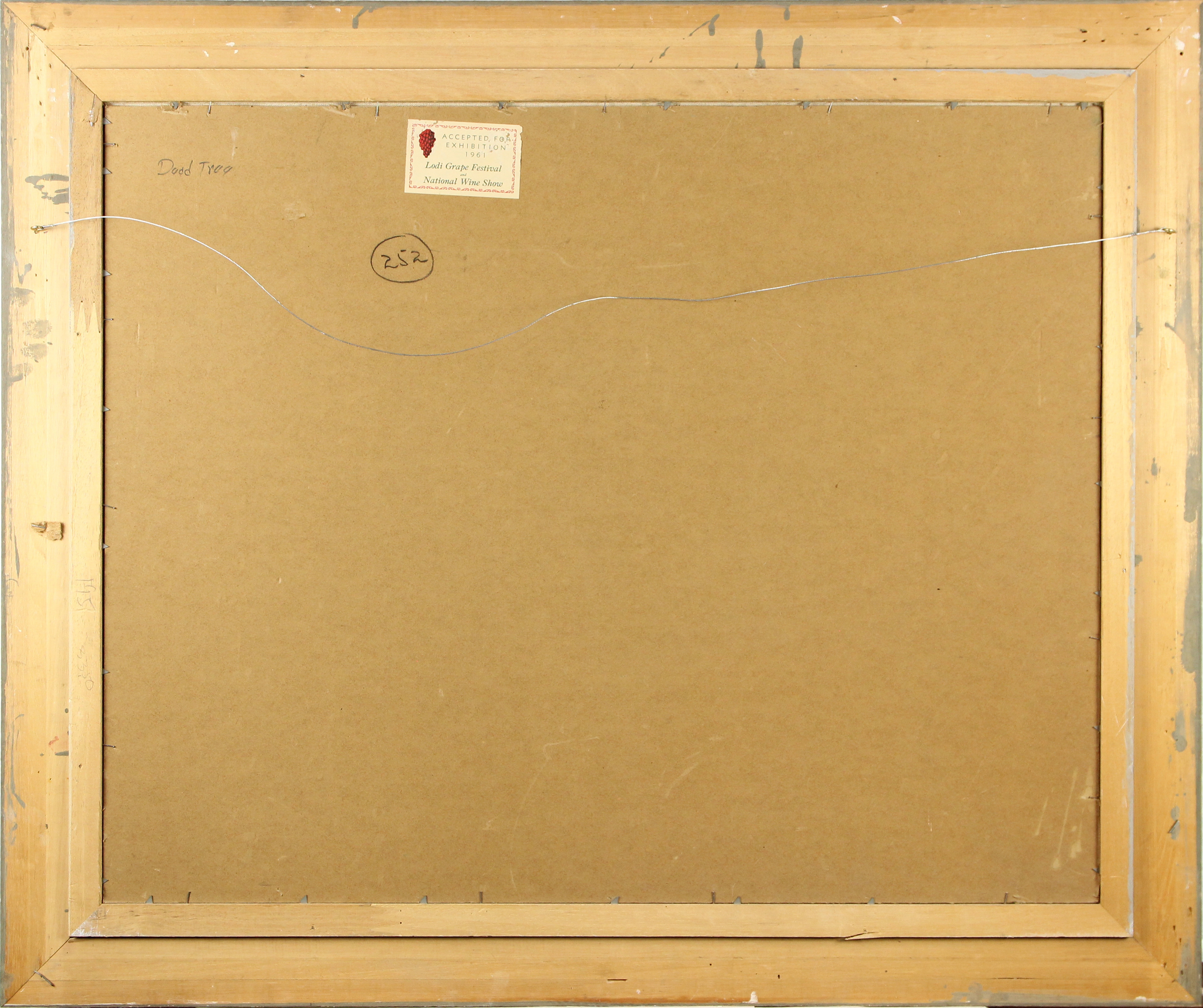 Artwork by A. H. Hoffeditz, Lone Tree Before the Foothills, Made of oil on masonite