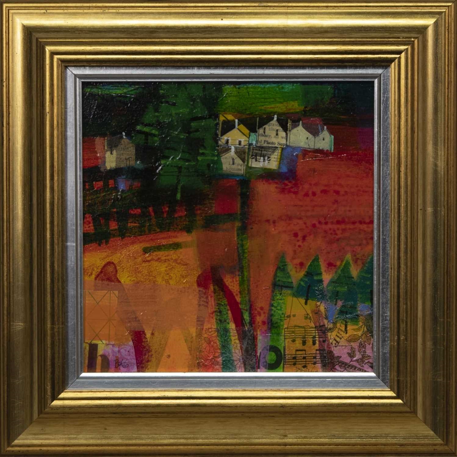 Artwork by Francis Boag, CUTLER PINES, Made of mixed media on board