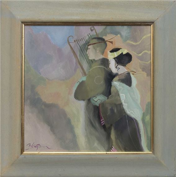 ORPHEUS AND EURIDCHE I by Brenda Lenaghan