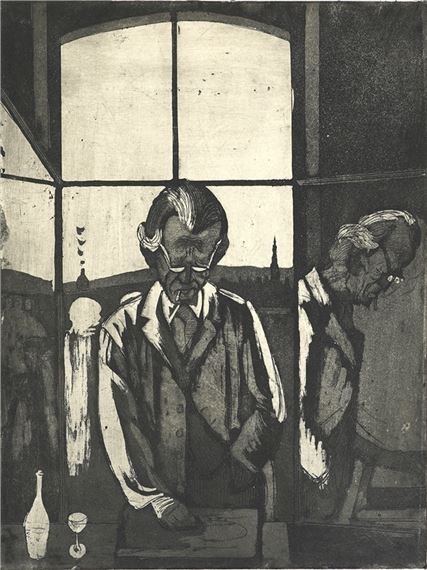 Otto Dix worked in Dresden by Hans Körnig, (19)54