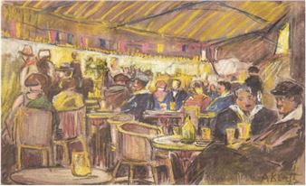 Wirtshausszene - Albert Klatt