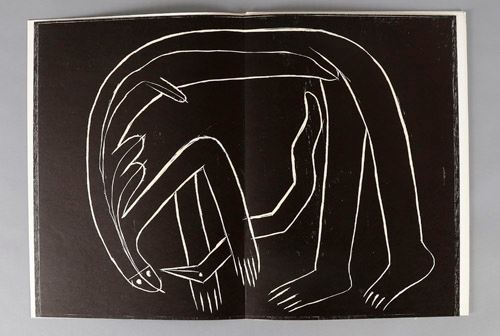 Der Engel der Geschichte 25 by HAP  Grieshaber, 1981