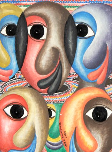 Gesichter by Max T. Kamundi, 2001