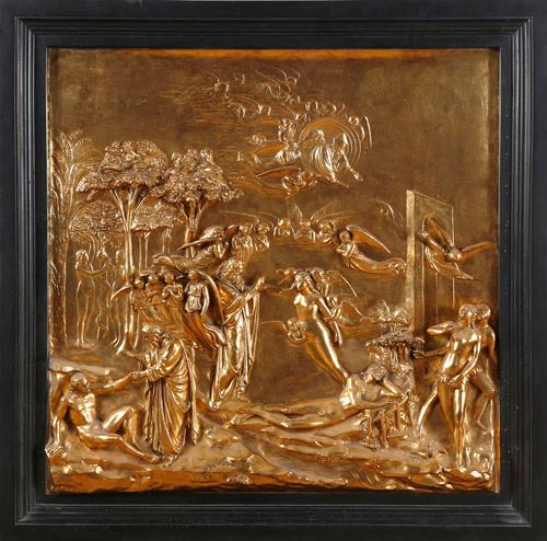 Adam und Eva by Lorenzo Ghiberti