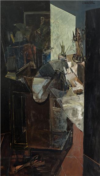 "Mi estudio se puso oscuro" by Manuel Narvaez Patiño