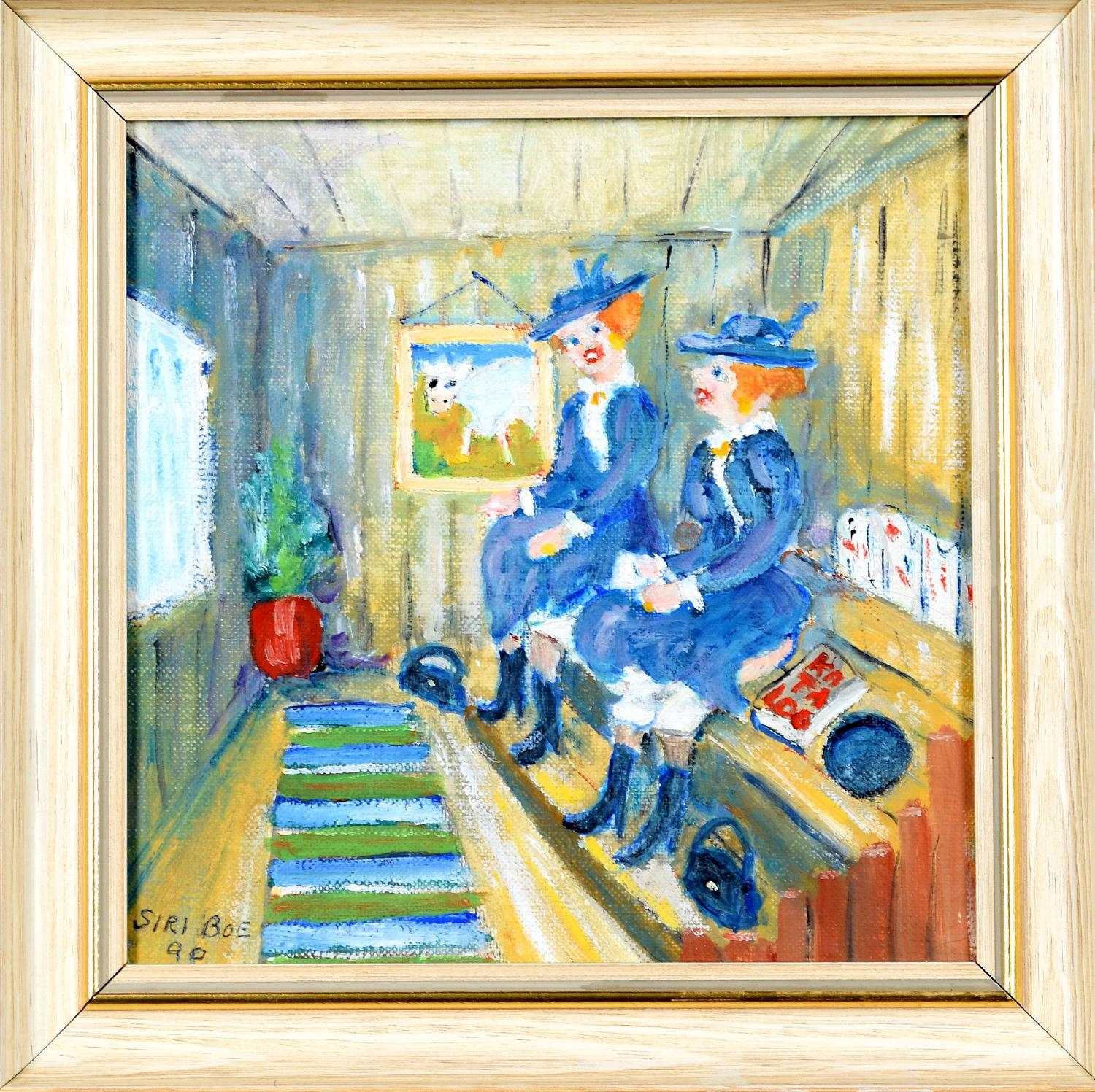 Artwork by Sigrid Bodén, De-stressed, Made of Oil on Panel