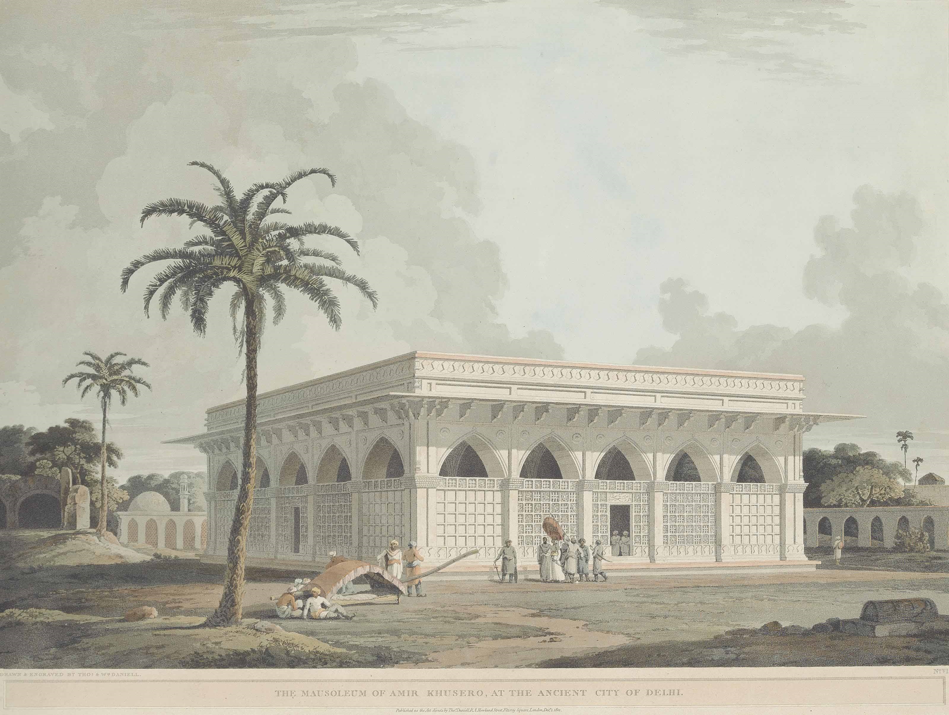 William Daniell | Raje Gaut, the principal road up to Rotas Ghaur ...